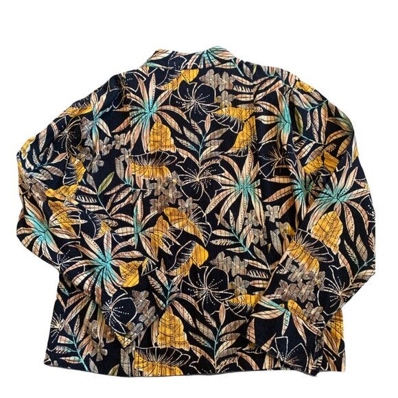 Life Style All Over Print Floral 100% Cotton Jacket XL - Picture 3 of 8